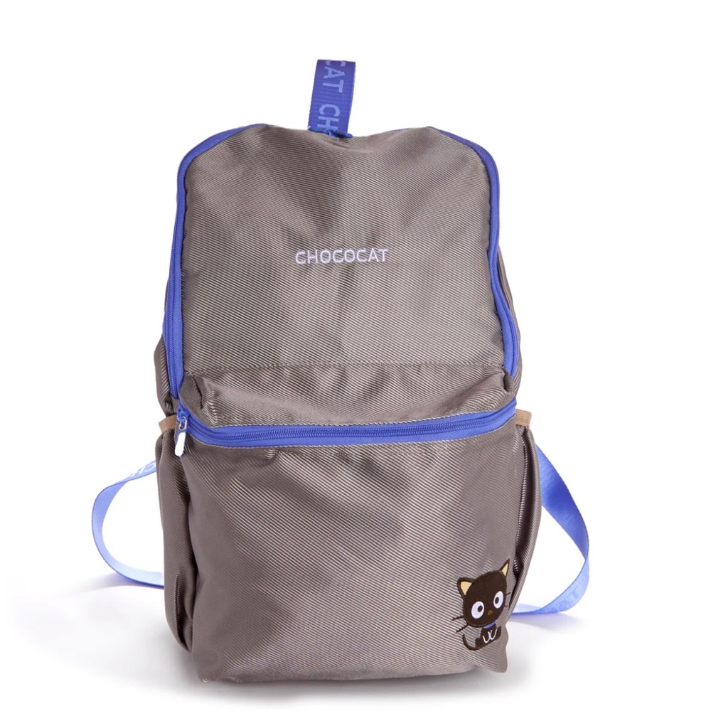 Sanrio Chococat Gray Backpack with Blue Accents